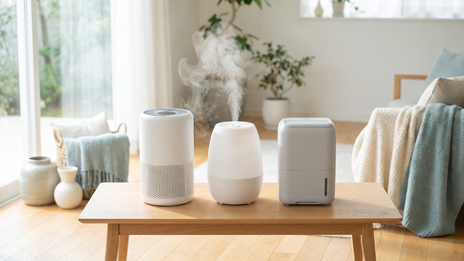 Air Purifier vs Humidifier vs Dehumidifier: What's the Difference?